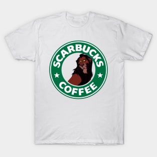 scar lion Scarbucks Coffee T-Shirt